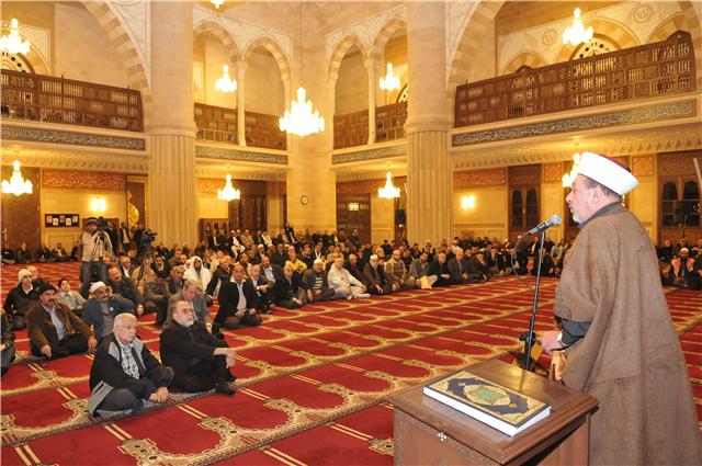 احتفال برأس السنة الهجرية وعودة الحجاج في مدينة صيدا بمشاركة النائب الحريري والمفتي سوسان / تصوير الصحفي وليد عنتر